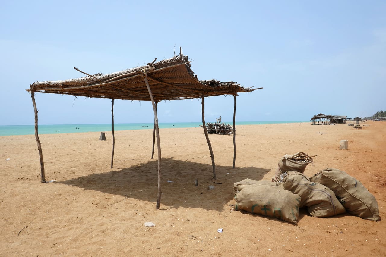 Plage de Grand-Popo au Benin